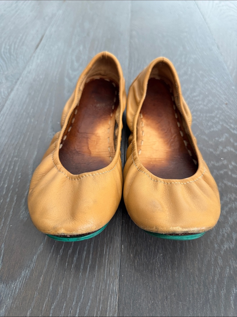 Tieks by Gavrieli Women's Tan Leather Ballet Flats